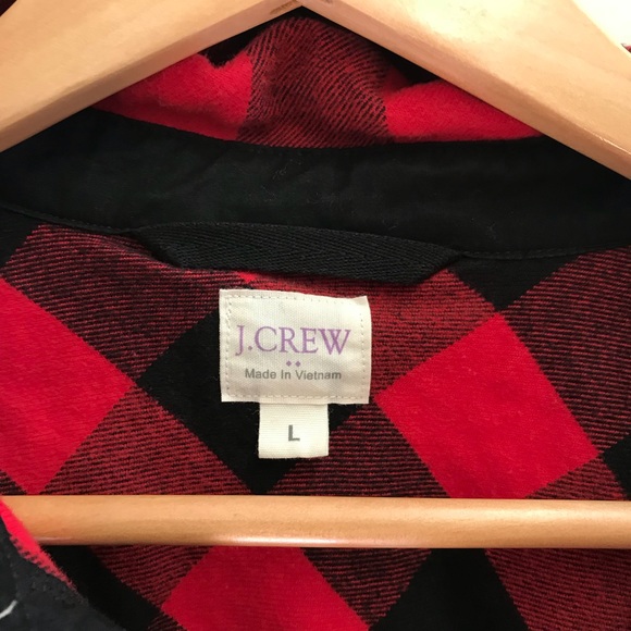 J Crew Buffalo check shirt-jacket Large - Picture 3 of 6